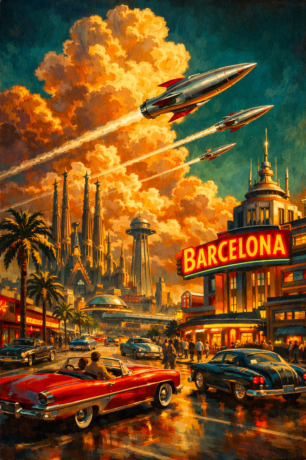Barcelona city theme